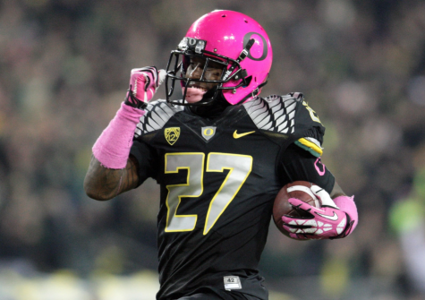 oregon ducks pink helmet