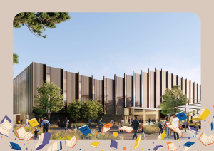 Digital mockup of the new central library. / Credit: Deschutes Public Library